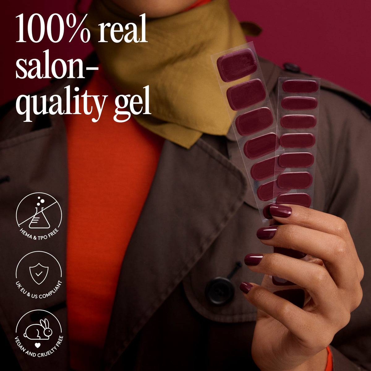Vernis gel autocollants Mylee - House Red, Please