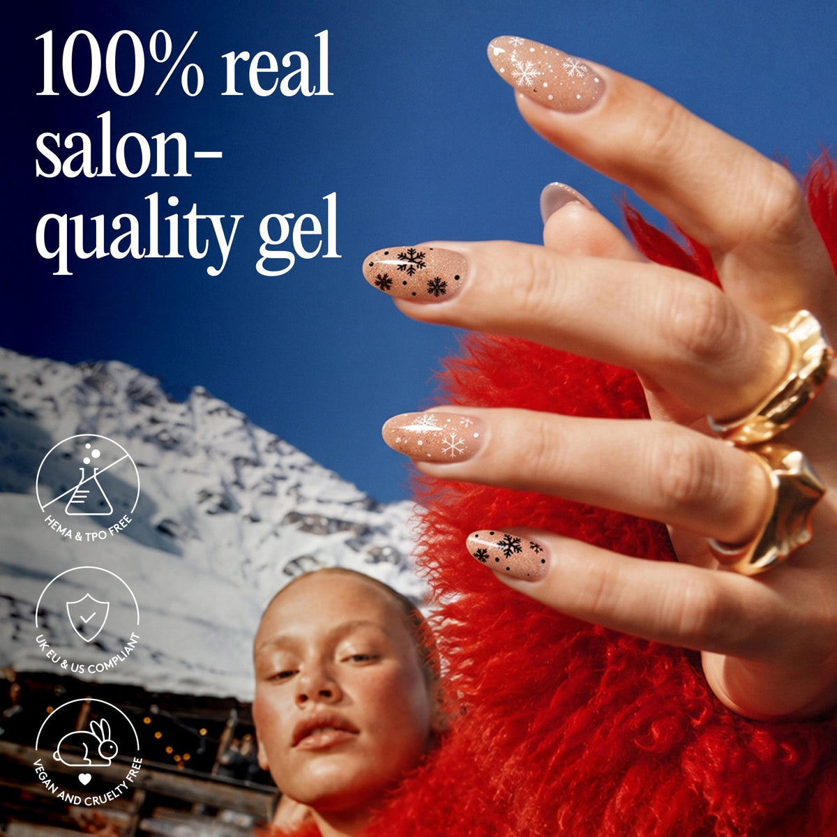 Vernis gel autocollants Mylee - First Snow