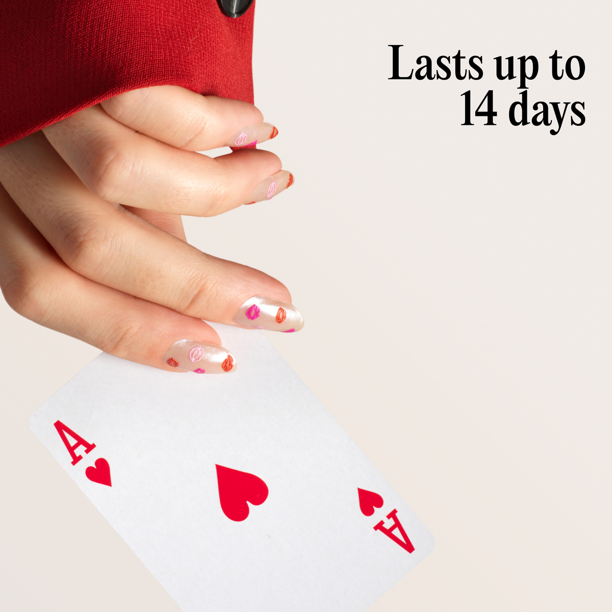 Mylee Gel Nail Wraps - Pucker Up