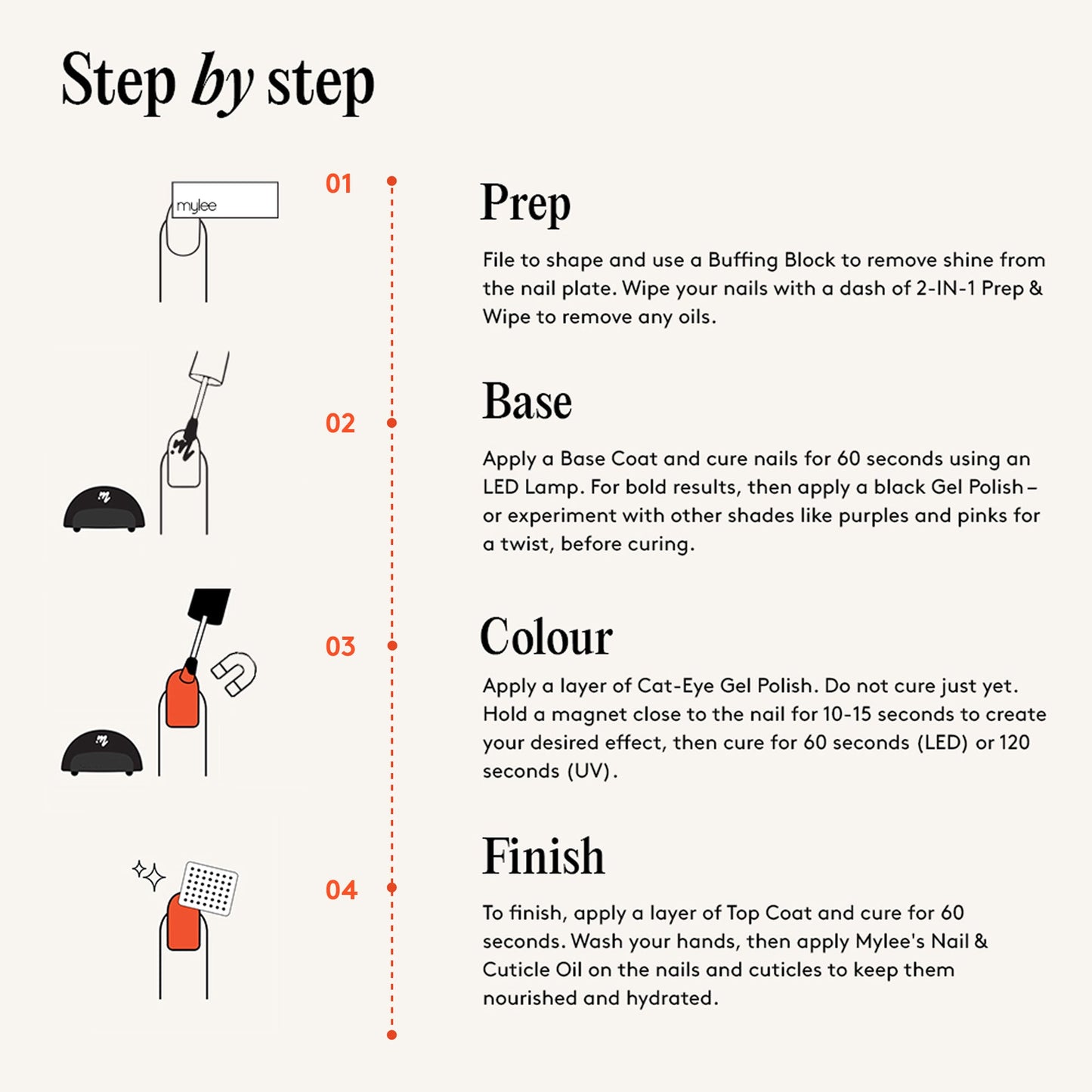 Mylee Red Hot Gossip Gel Polish