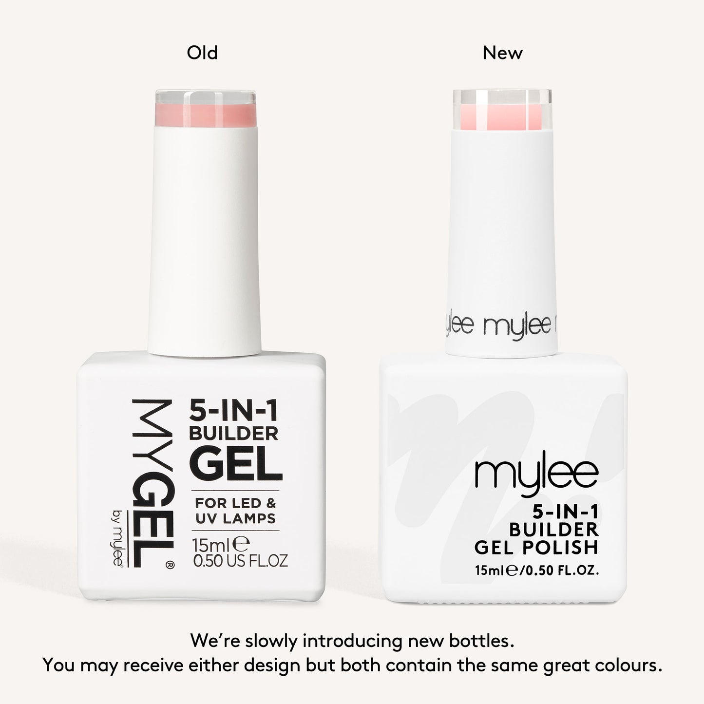 Mylee 5 in 1 Builder Gel Peach 15ml