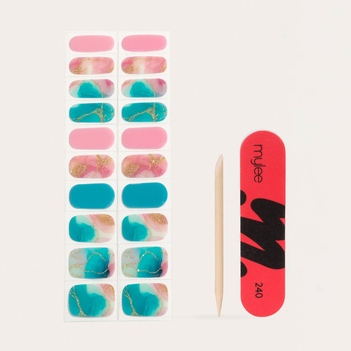 Mylee Cosmic Swirl Gel Nail Wraps