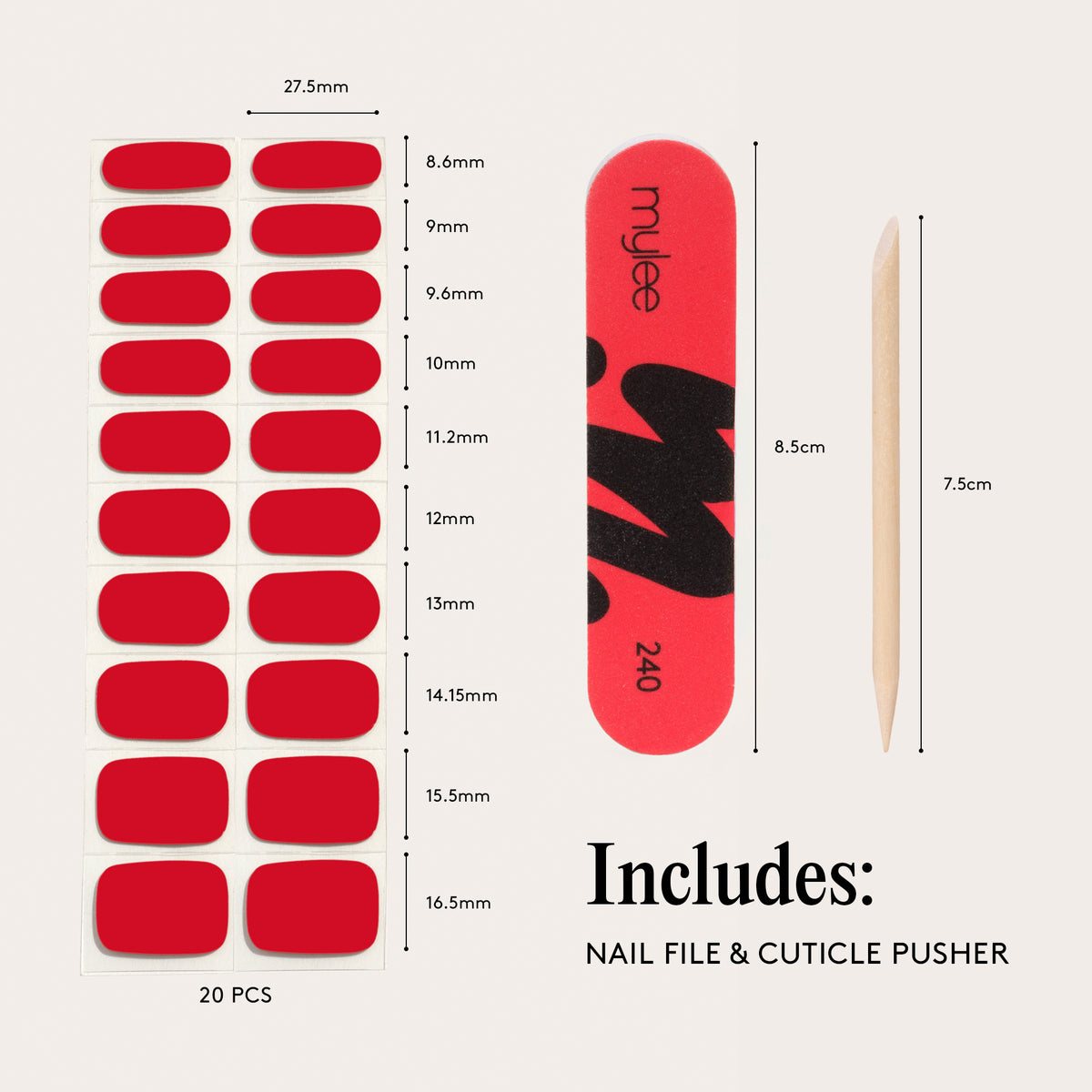 Vernis Gel Autocollants Mylee - French Cancan