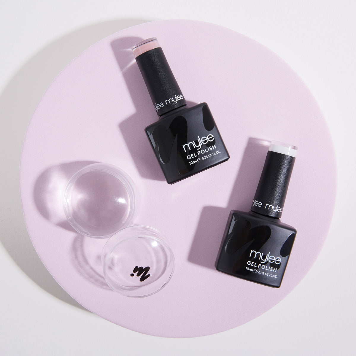 Vernis semi-permanents Mylee - Duo / French Manucure + tampon
