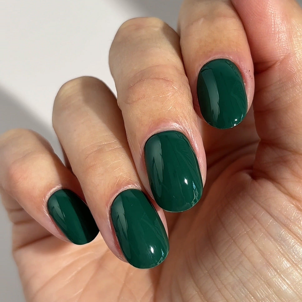 Mylee Green Velvet Gel Nail Wraps