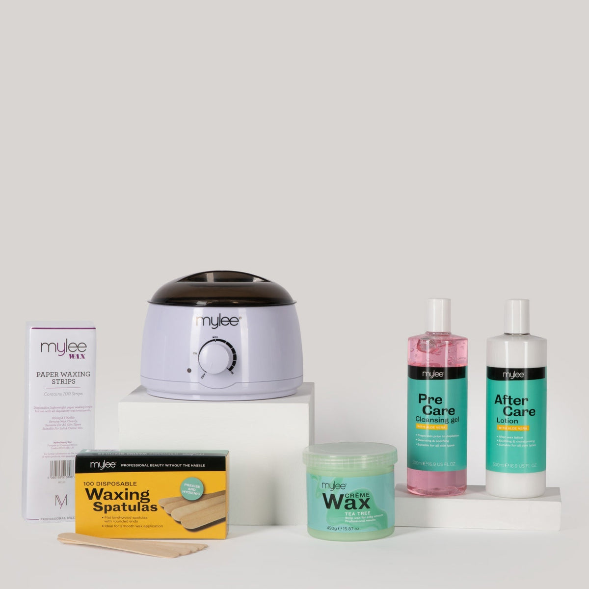 Mylee Waxing Kit With Tea Tree Wax