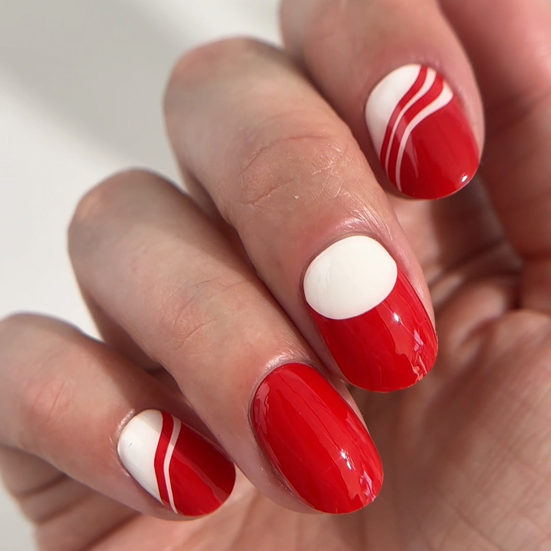 Mylee Lady in Red Gel Nail Wraps
