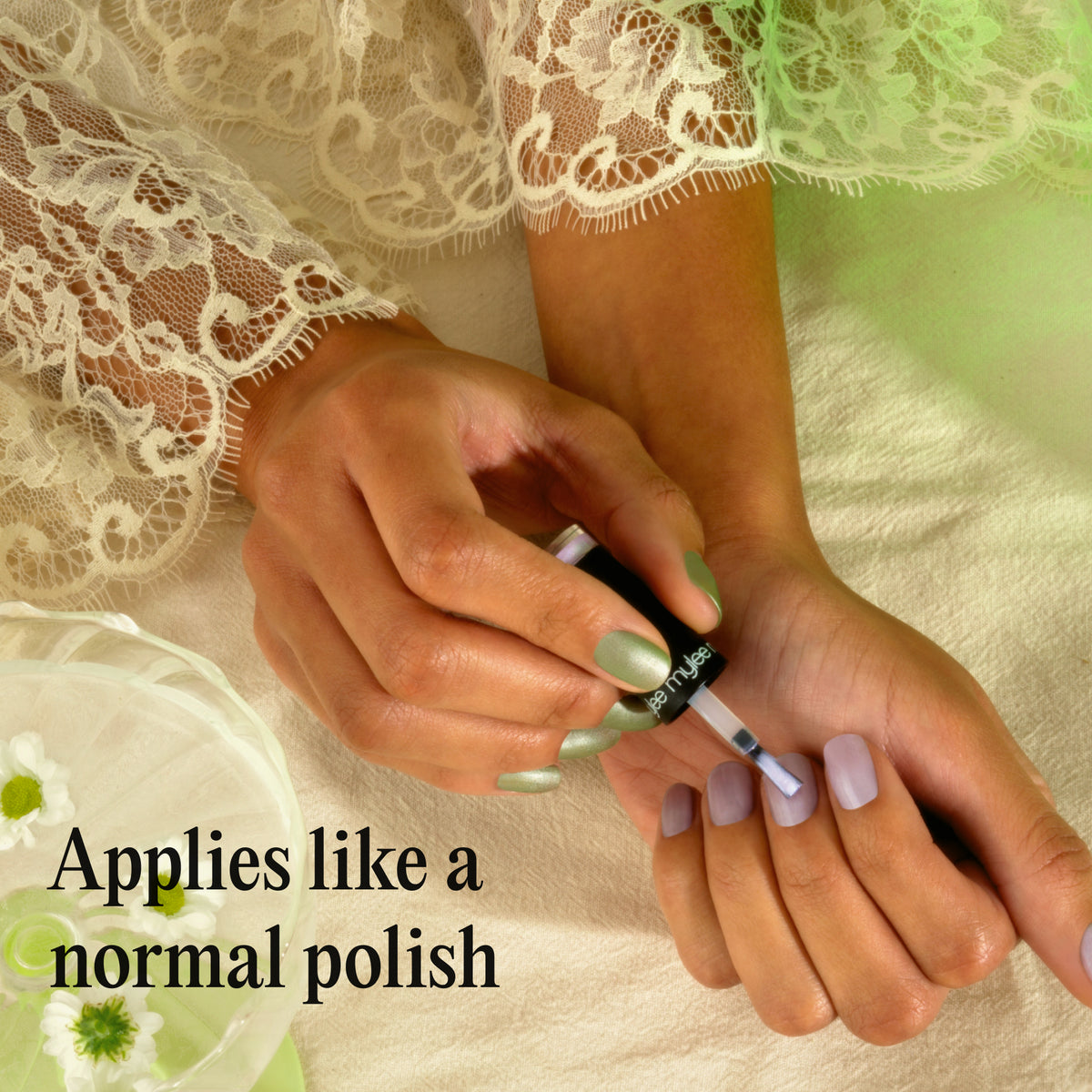Vernis semi-permanent Mylee - Duo / Crème de Mint & Violet
