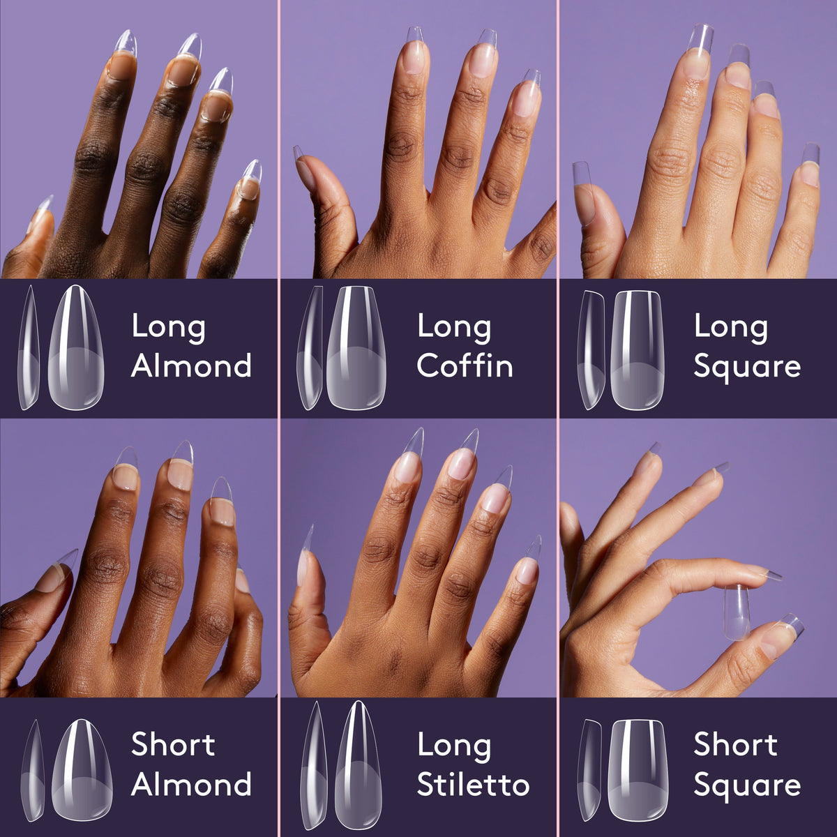 Capsules Gel Souple Fix 'N' Flash Mylee - Court Carré