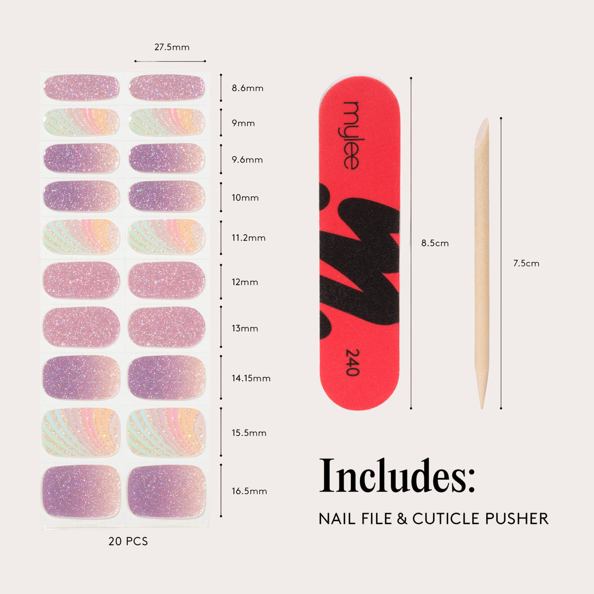 Vernis Gel Autocollants Mylee - Dusk 'Til Dawn