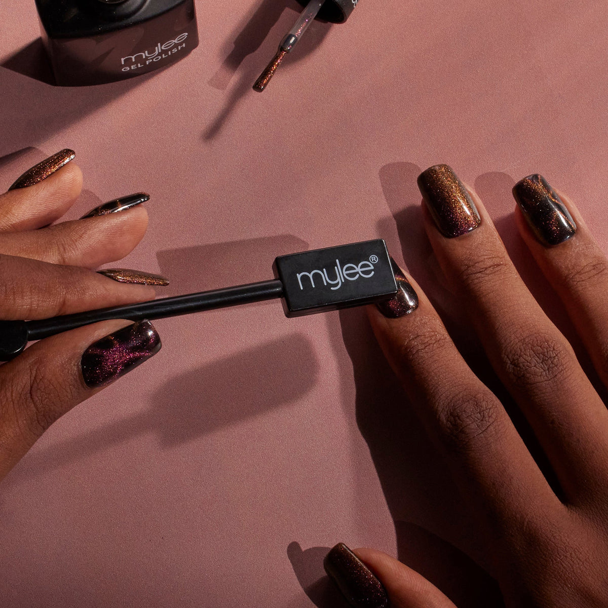Aimants double embouts pour effet Cat Eye Mylee - Duo