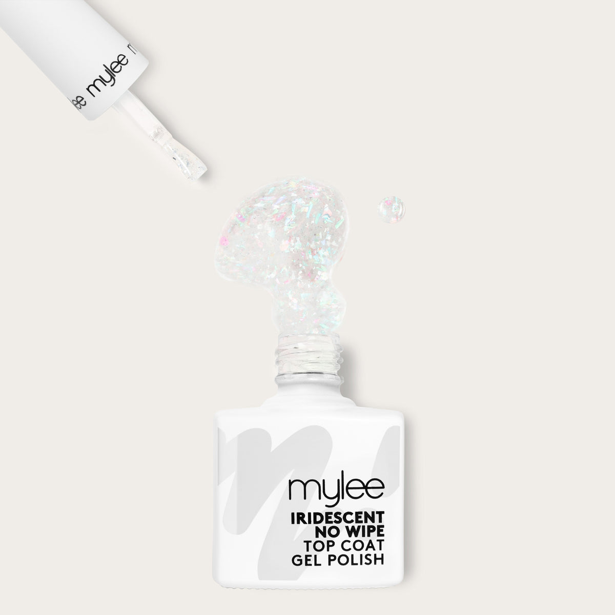 Mylee Iridescent Flake No Wipe Top Coat