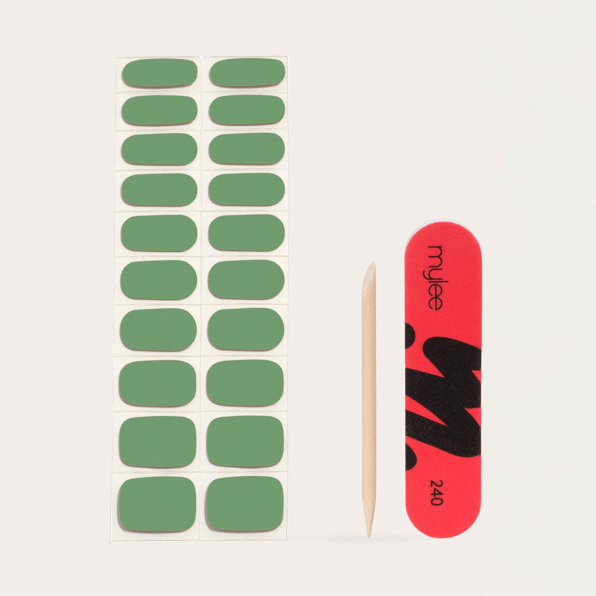 Mylee Olive Grove Gel Nail Wraps