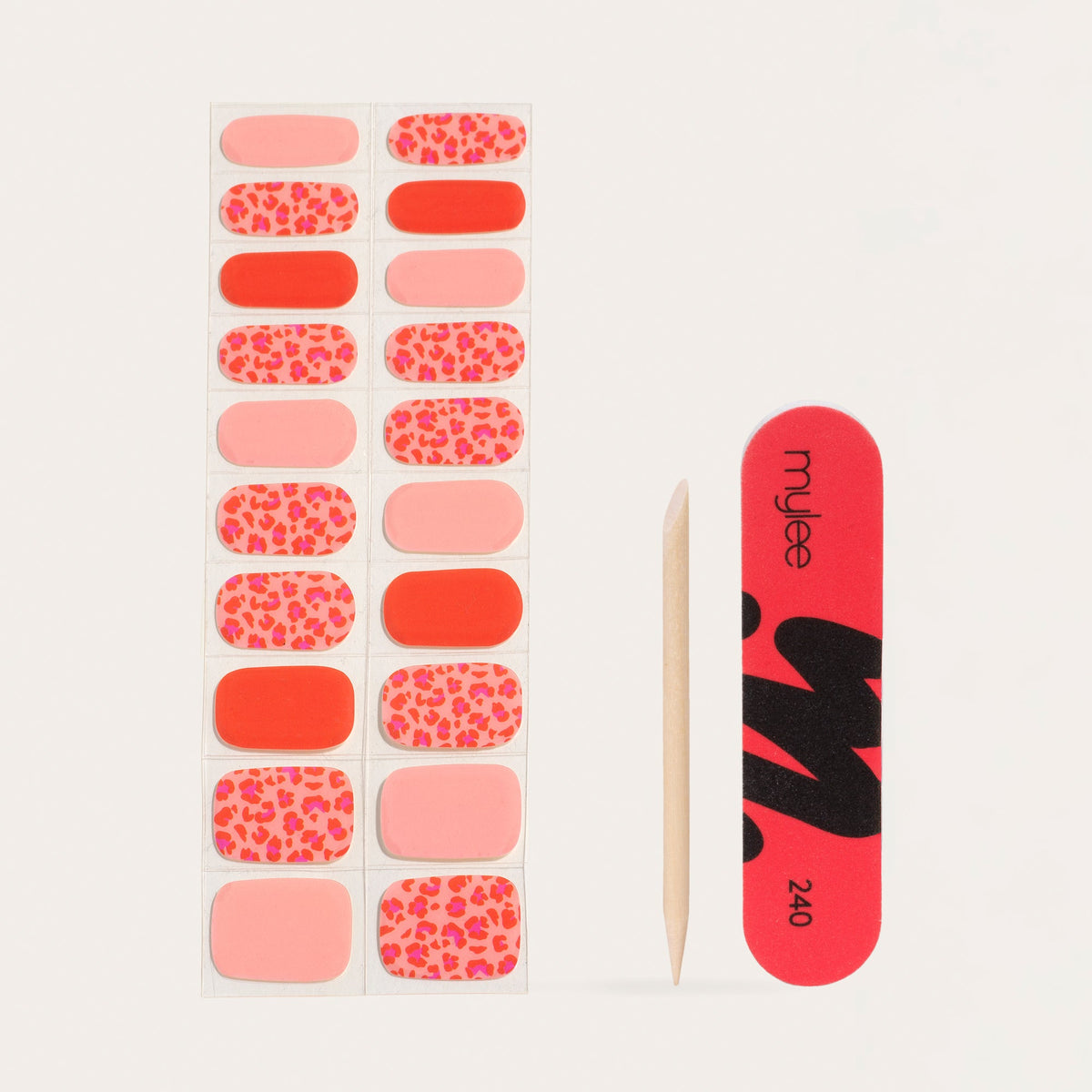 Mylee Red Hot Spots Gel Nail Wraps
