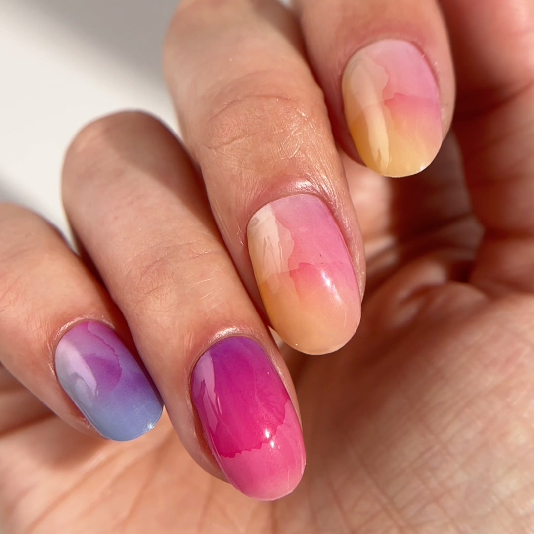 Mylee Gel Nail Wraps - Sunset Boulevard