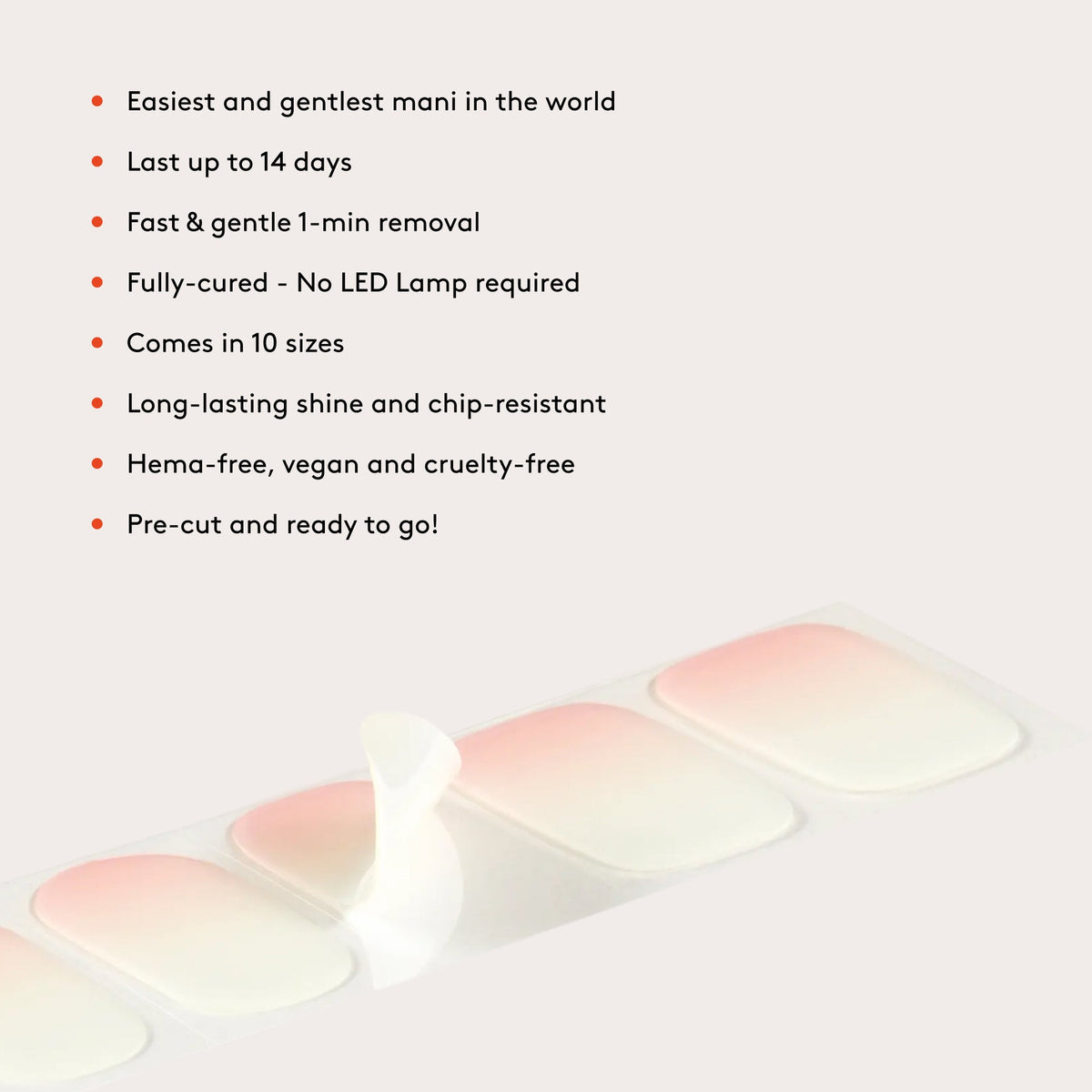 Vernis Gel Autocollants Mylee - Marshmallow Melt