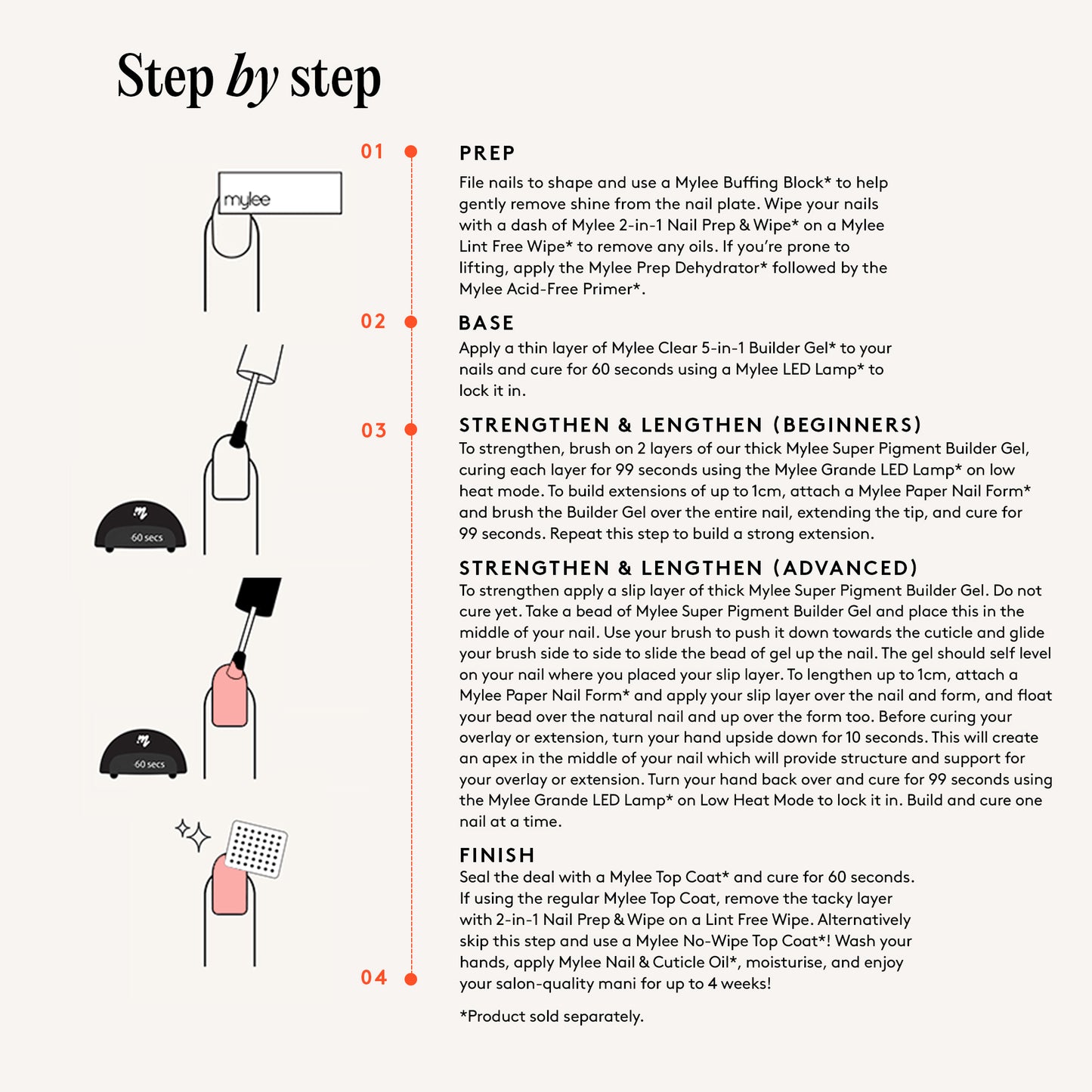 Mylee Super Pigment Builder Gel Polish - Rosewood