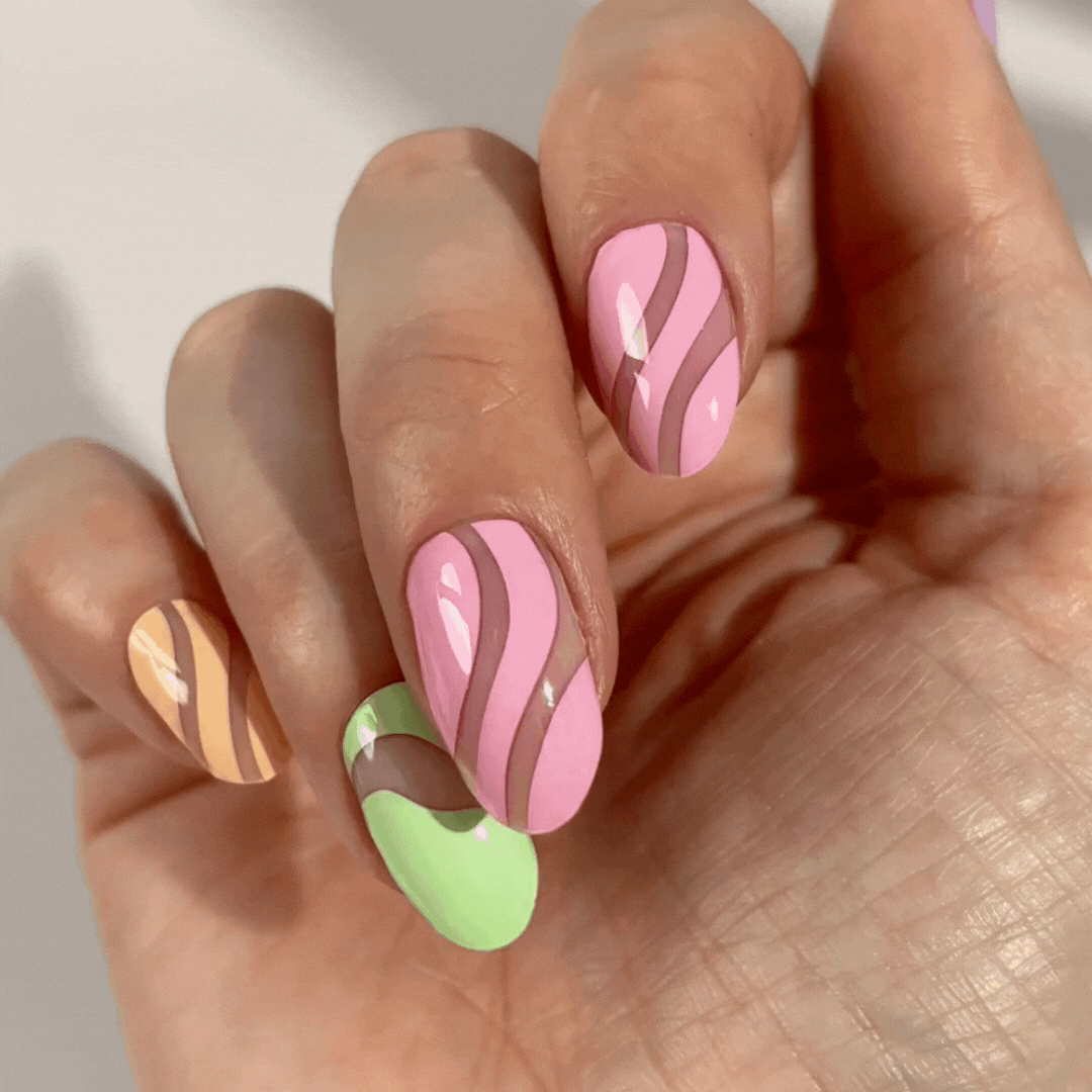 Mylee Gel Nail Wraps - Love-Love