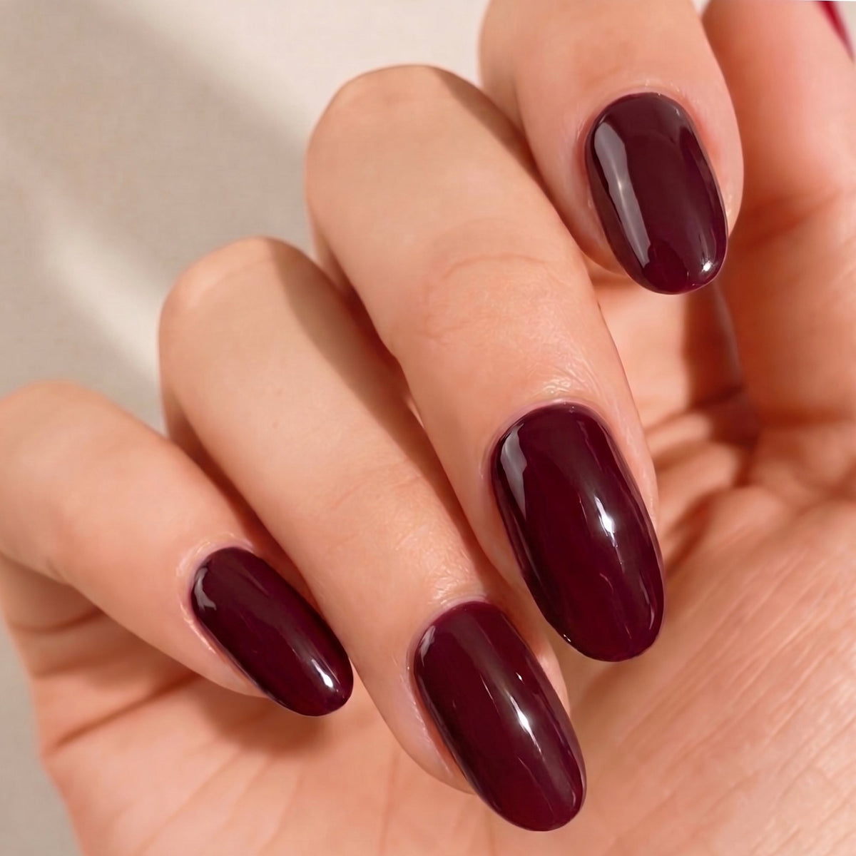 Mylee Gel Nail Wraps - House Red, Please