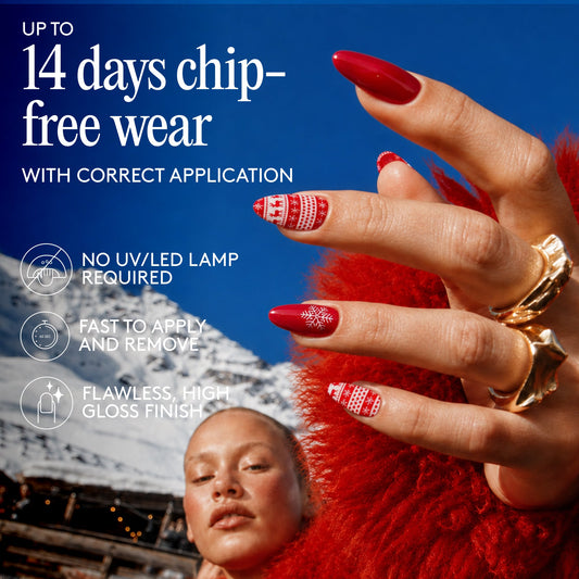 Mylee Gel Nail Wraps - Ski Lodge