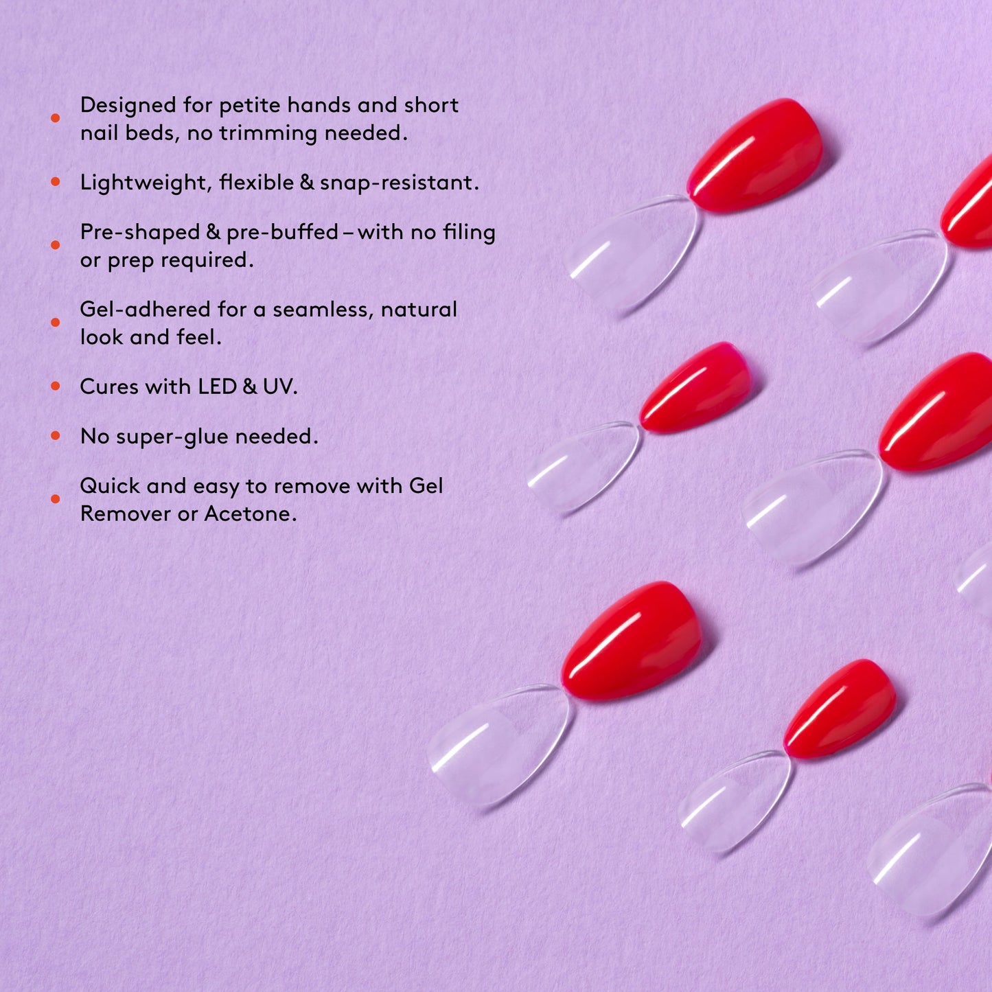 Capsules Gel Souple Fix 'N' Flash Mylee - XS Court Amande