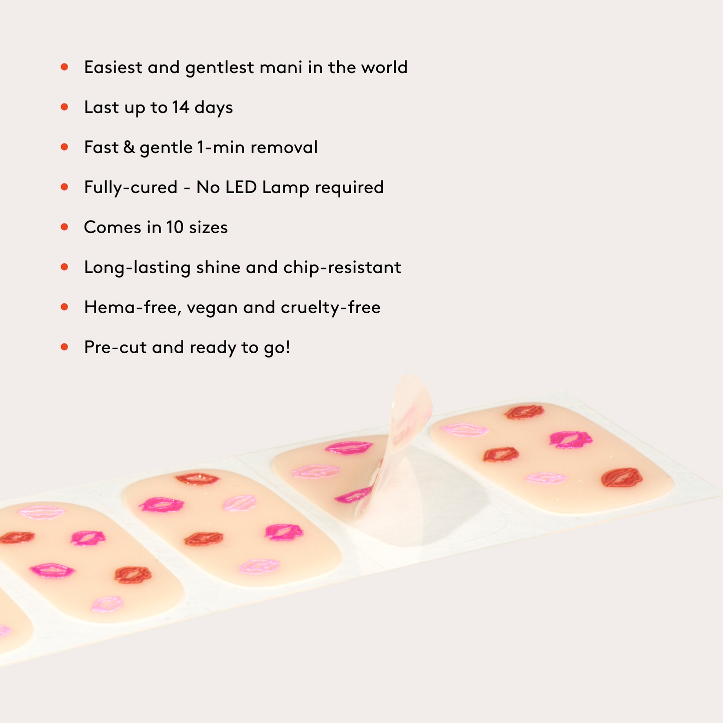 Vernis Gel Autocollants Mylee - Pucker Up