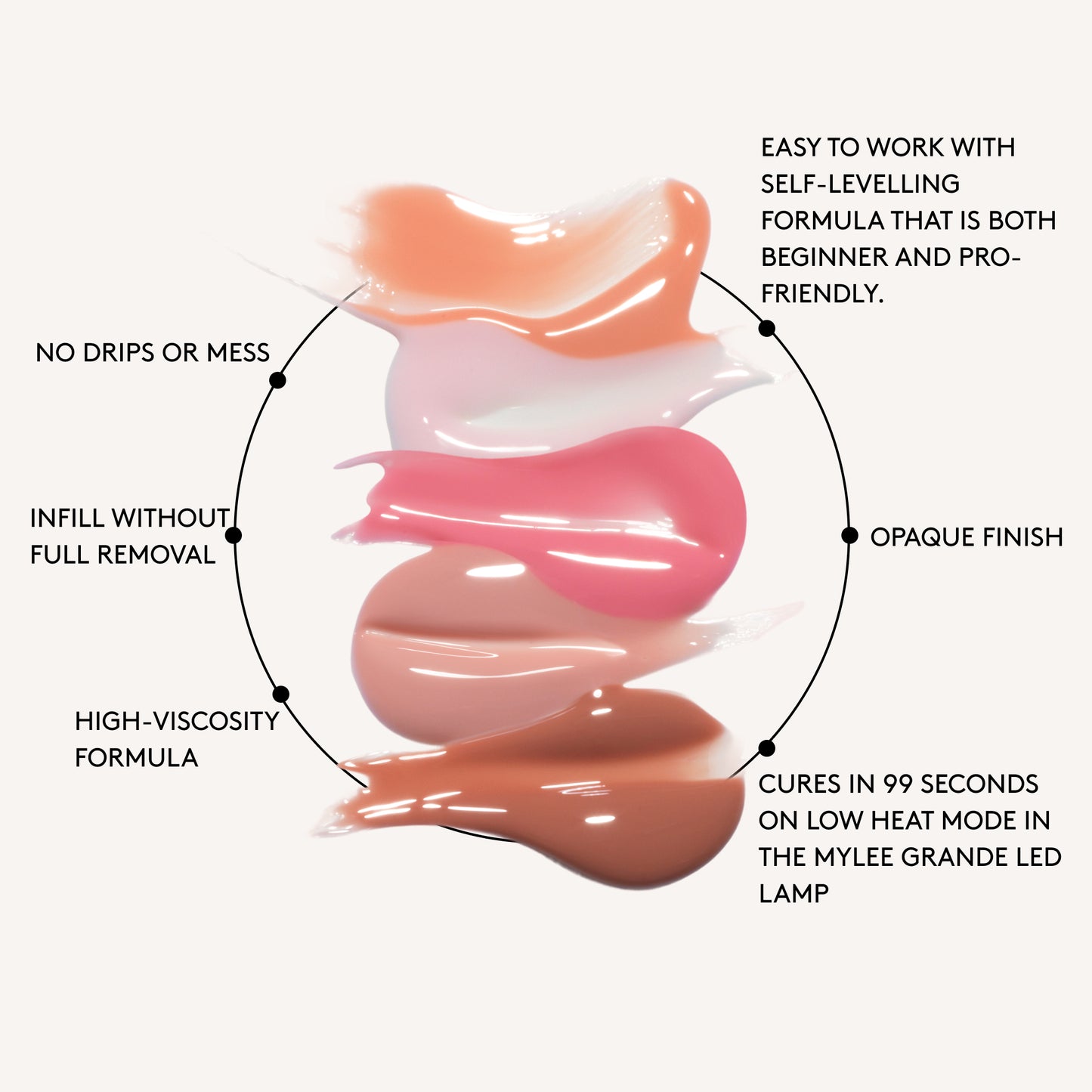 Mylee Super Pigment Builder Gel Polish - Rose Petal