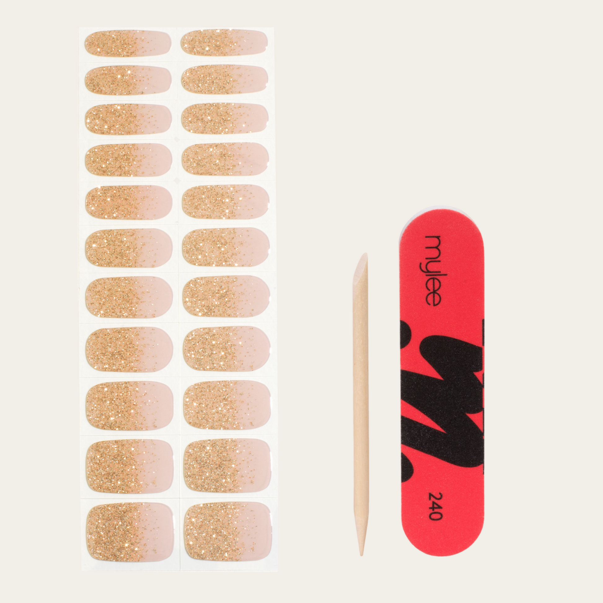 Mylee Gel Wraps Pink Champers