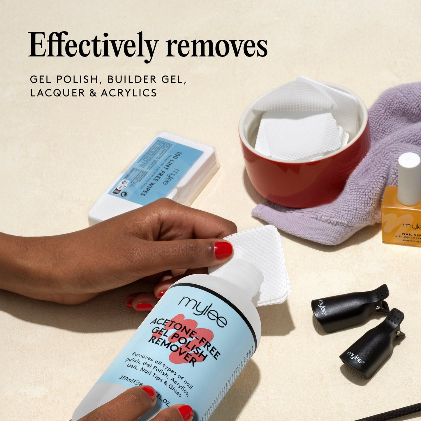 Mylee Acetone Free Polish Remover - 250ml