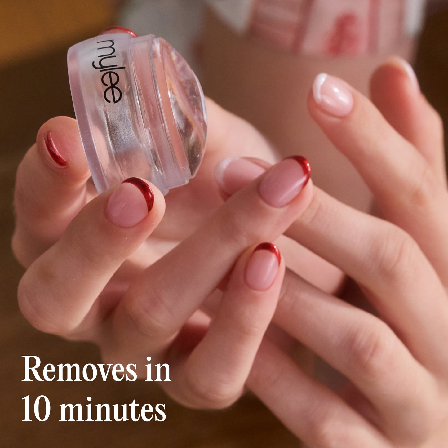 Mylee The Merry Mess Pearl French Trio  with stamper