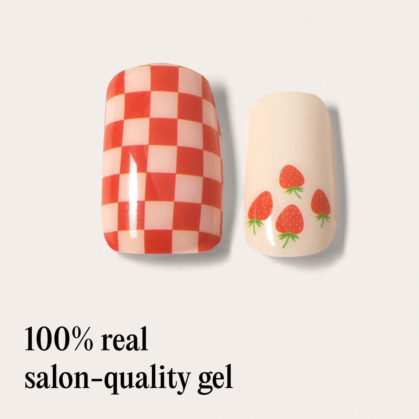 Mylee Berries & Cream Gel Nail Wraps