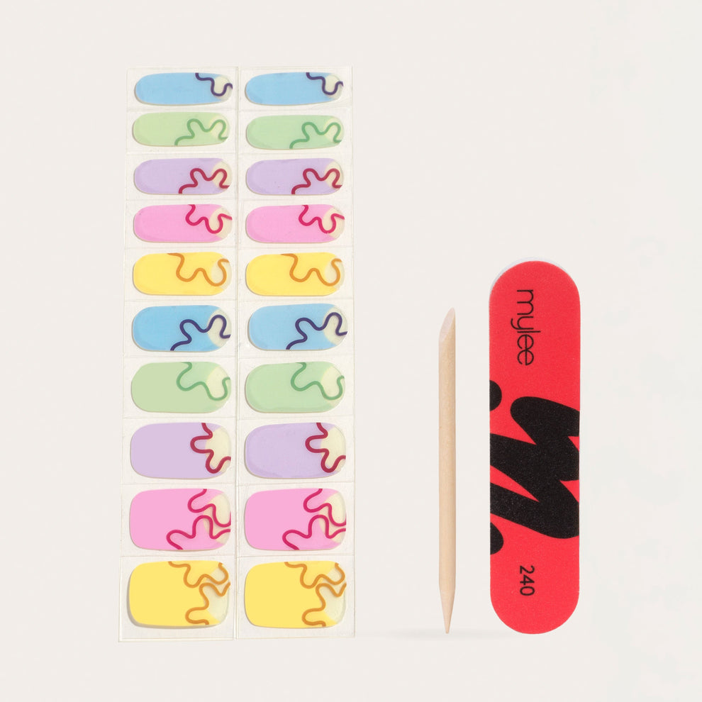 Mylee Bloom Boom Gel Nail Wraps