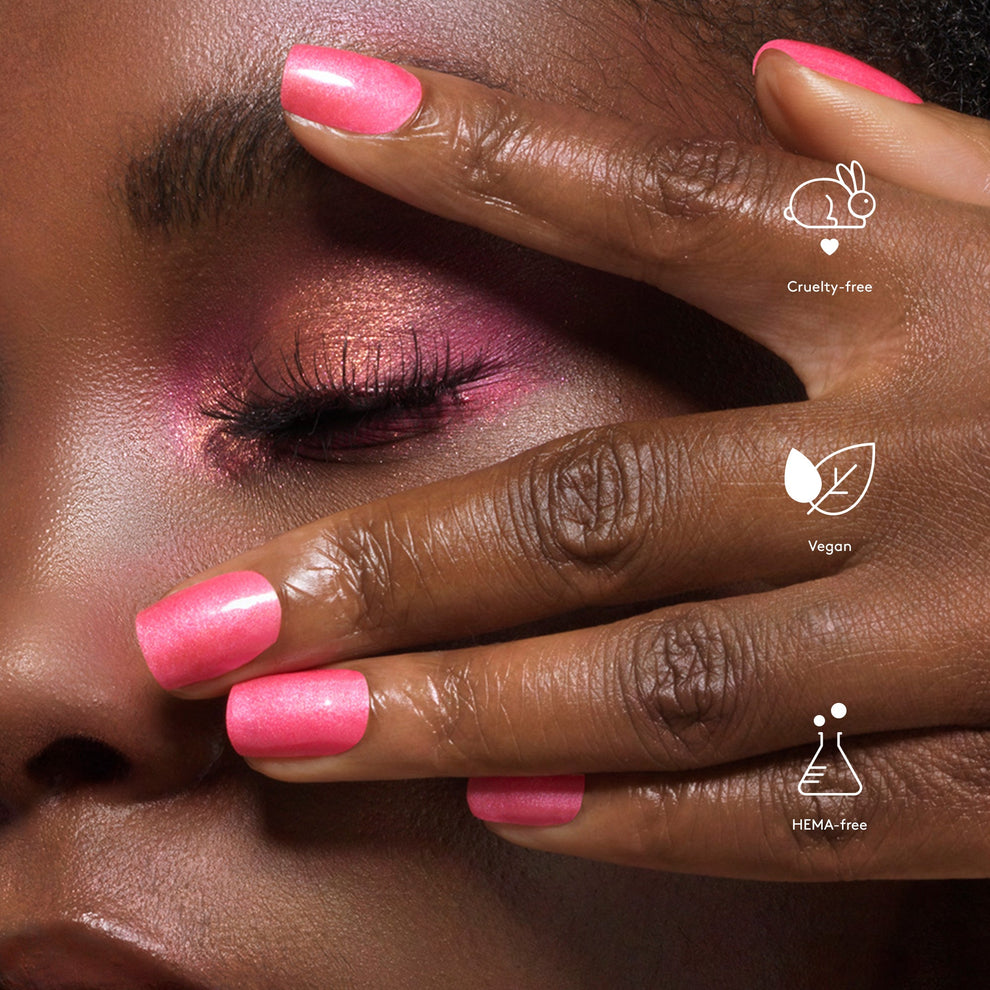 Mylee Bubble Gum Gel Nail Wraps