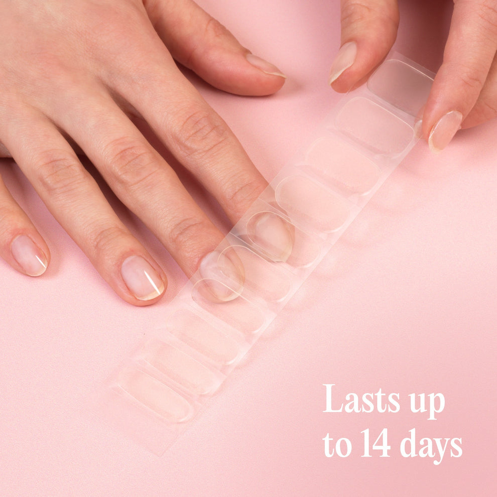 Mylee Gel Nail Wraps - Clear As Day