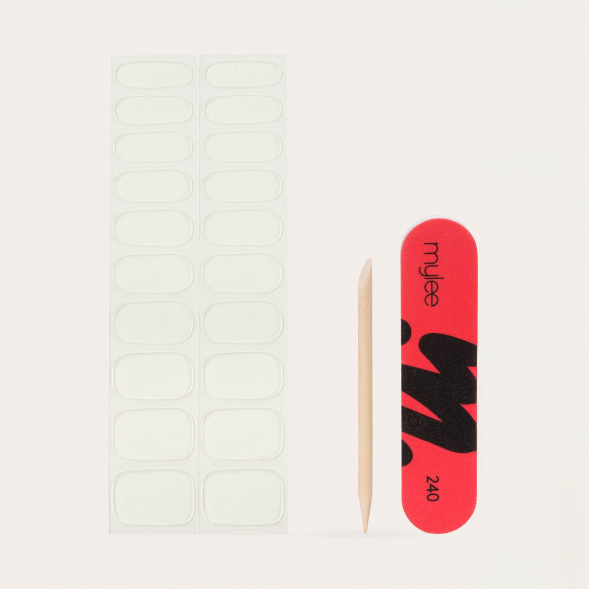 Mylee Clear As Day Gel Nail Wraps