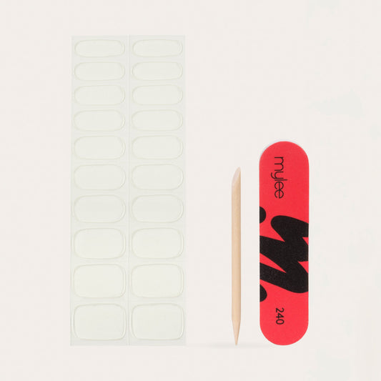 Mylee Clear As Day Gel Nail Wraps