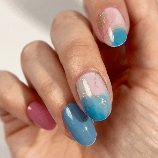 Mylee Gel Nail Wraps - Cosmic Swirl