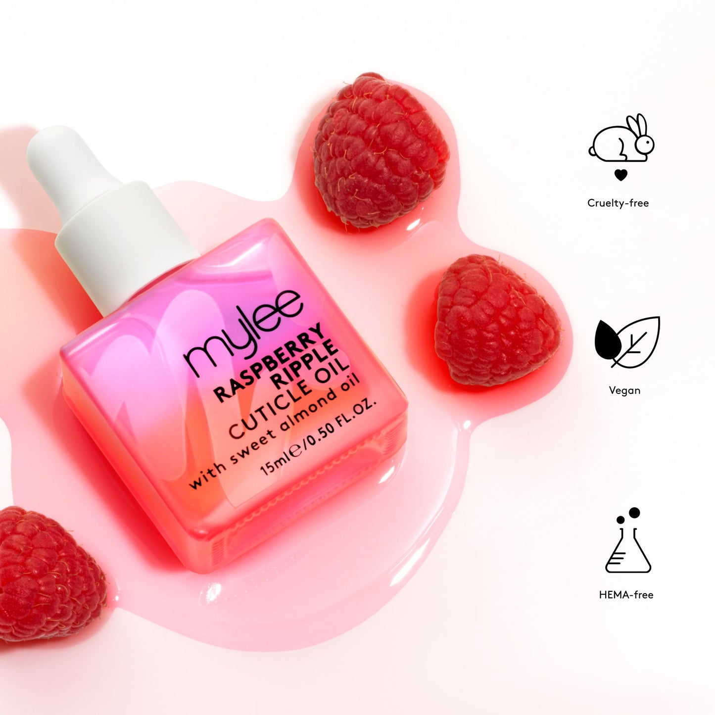 Mylee Raspberry Ripple Cuticle Oil