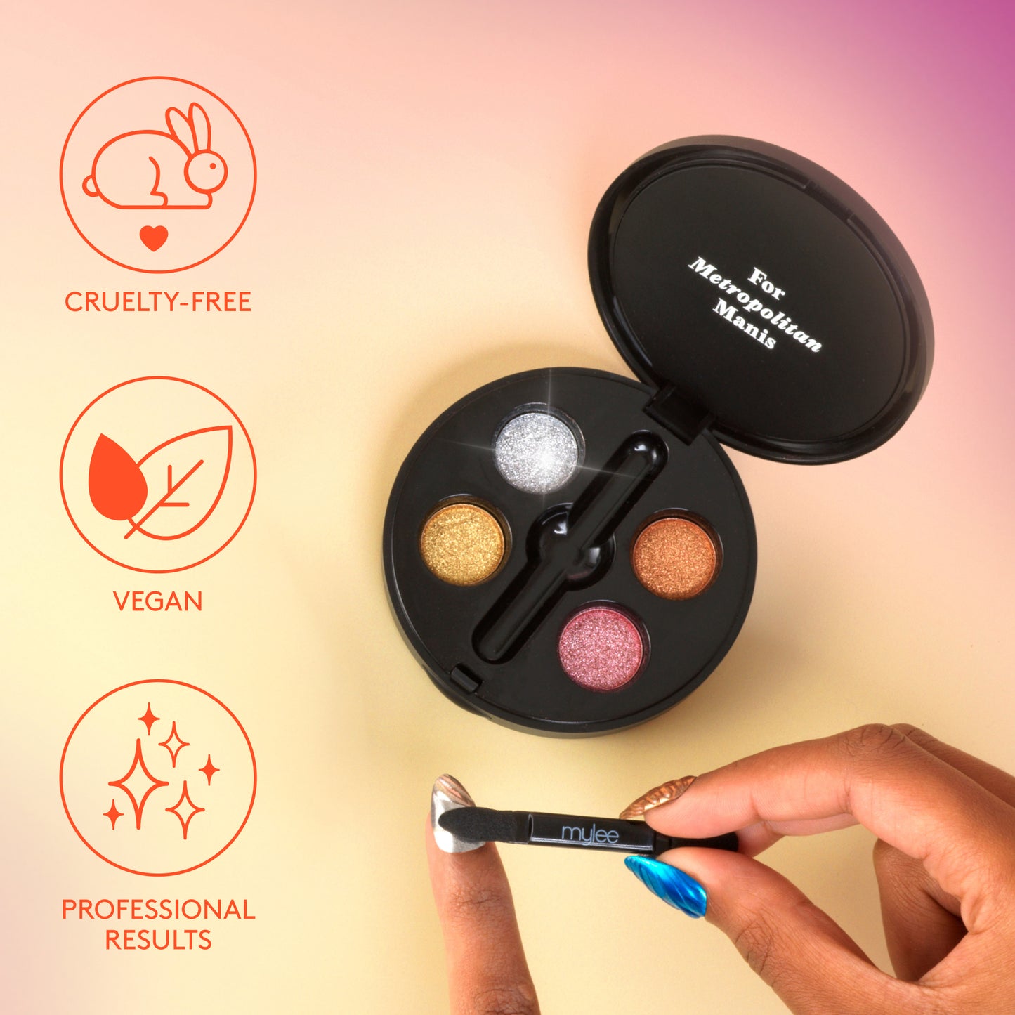 Mylee Pressed Chrome Chelsea Palette