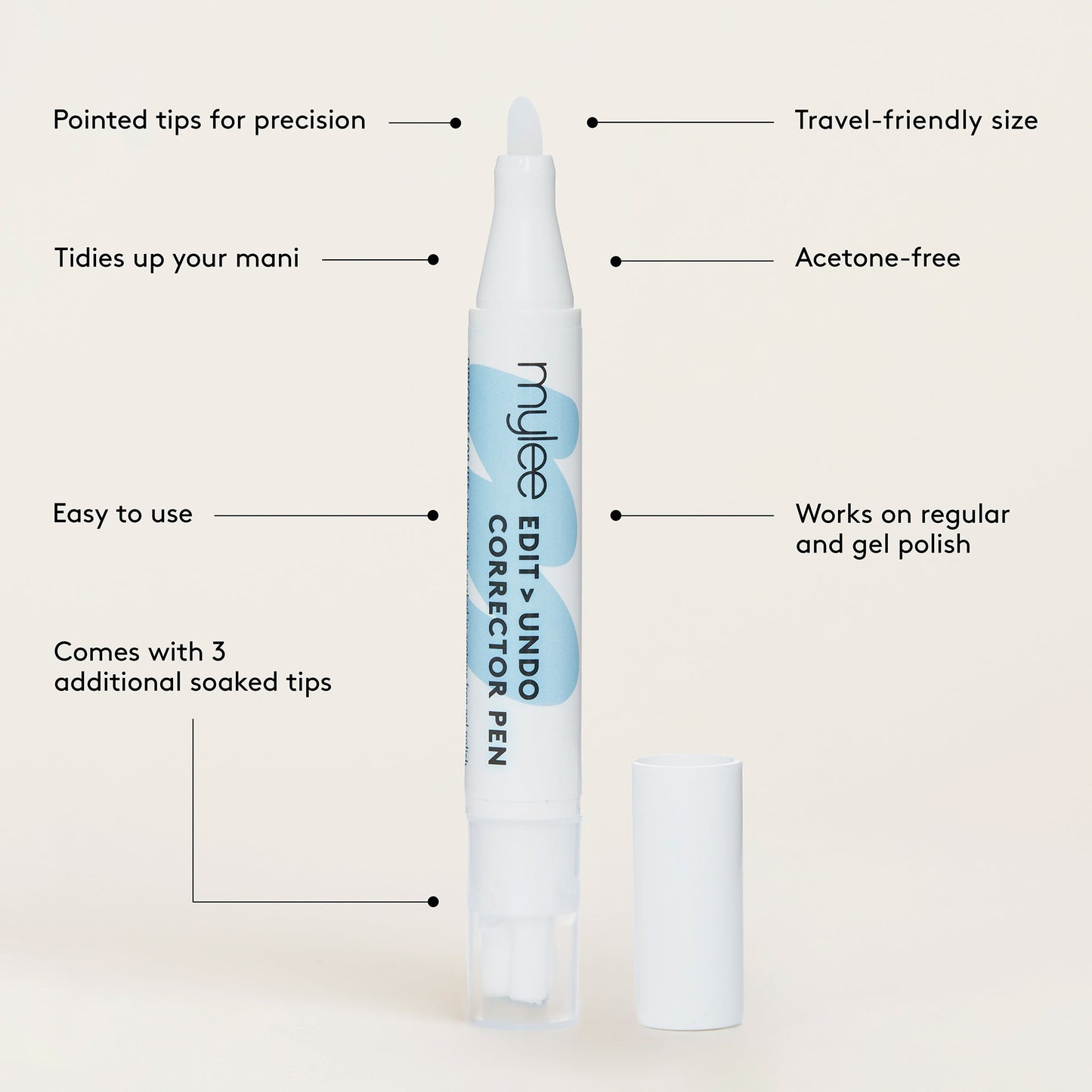 Stylo Dissolvant Correcteur Mylee