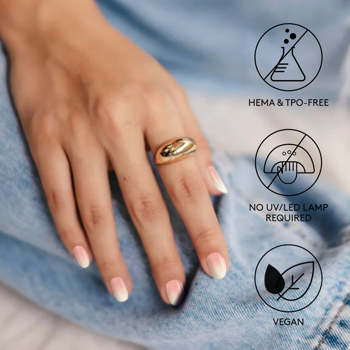 Vernis Gel Autocollants Mylee -  Marshmallow Melt
