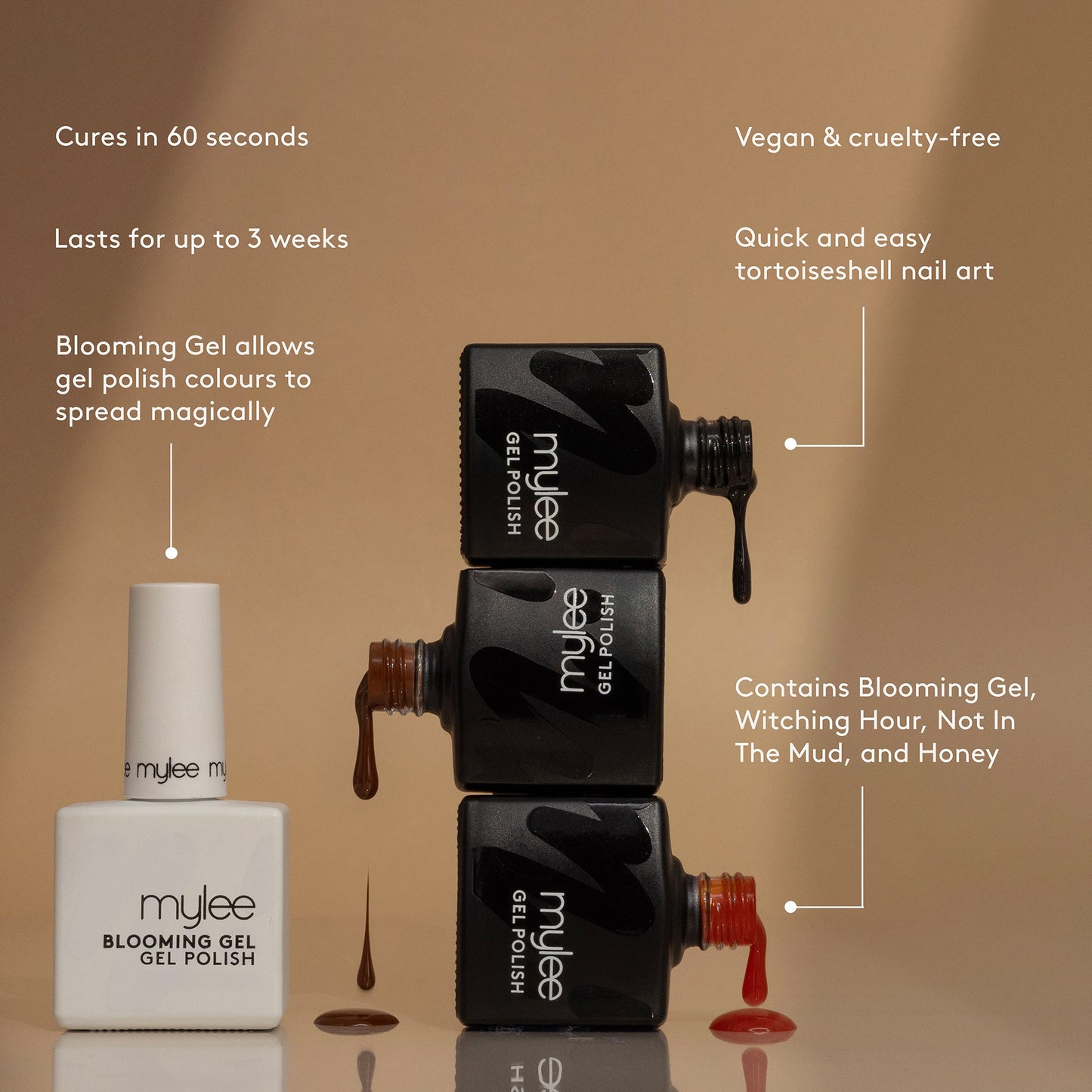 Mylee Tortie Gel Polish Quad