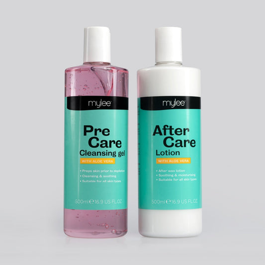 Kit d'épilation Mylee avec cire crémeuse Rose