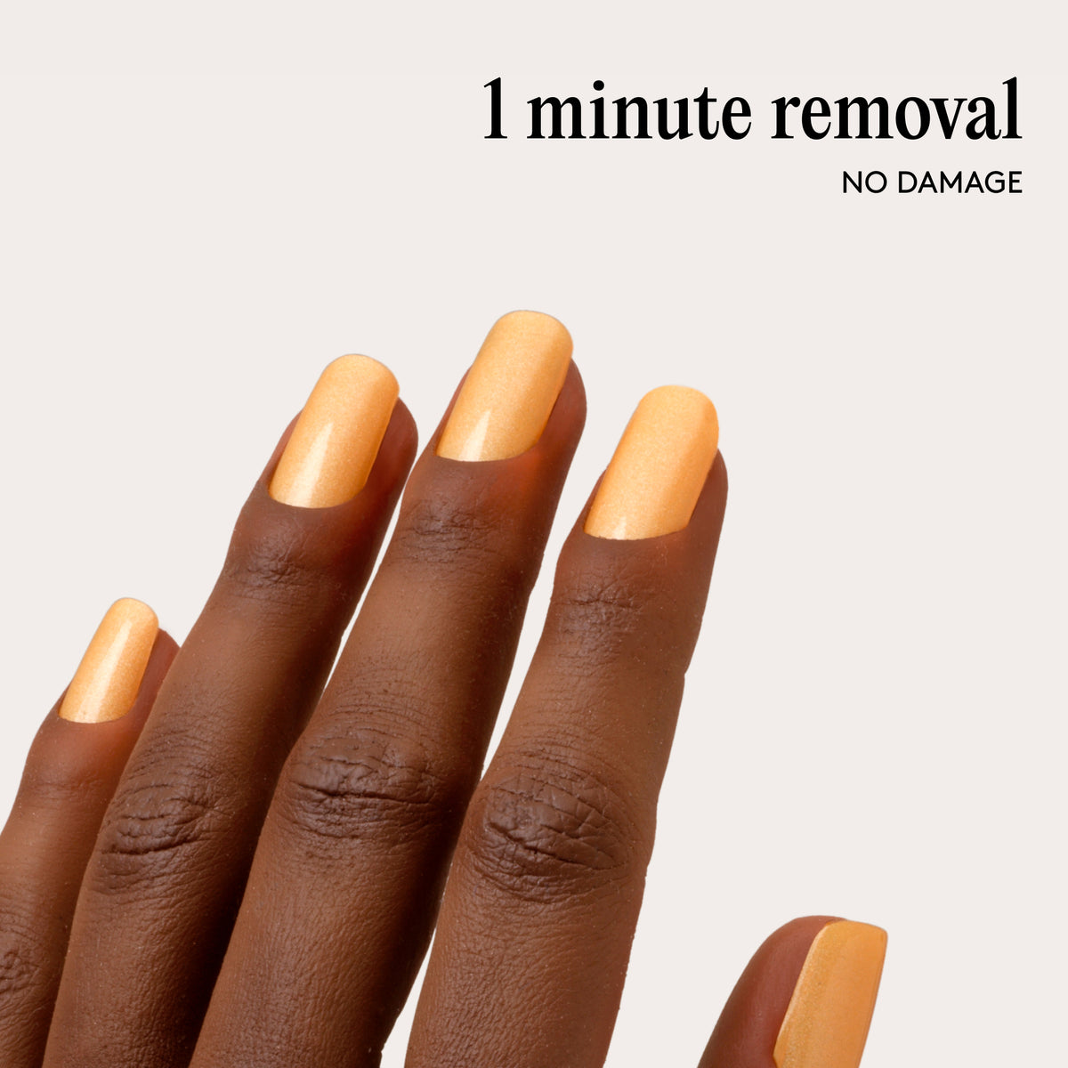 Mylee Gel Nail Wraps - French Marigold