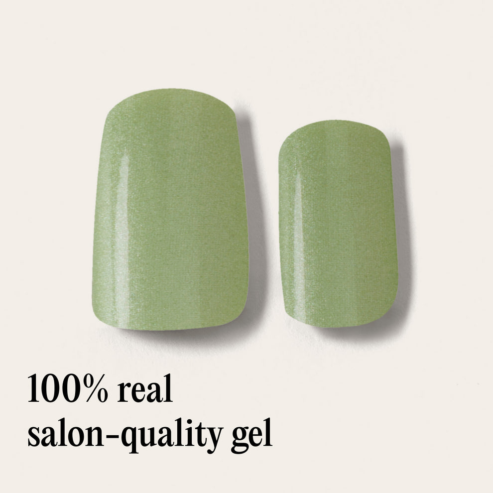 Mylee Gel Nail Wraps - Pistachio Macaron
