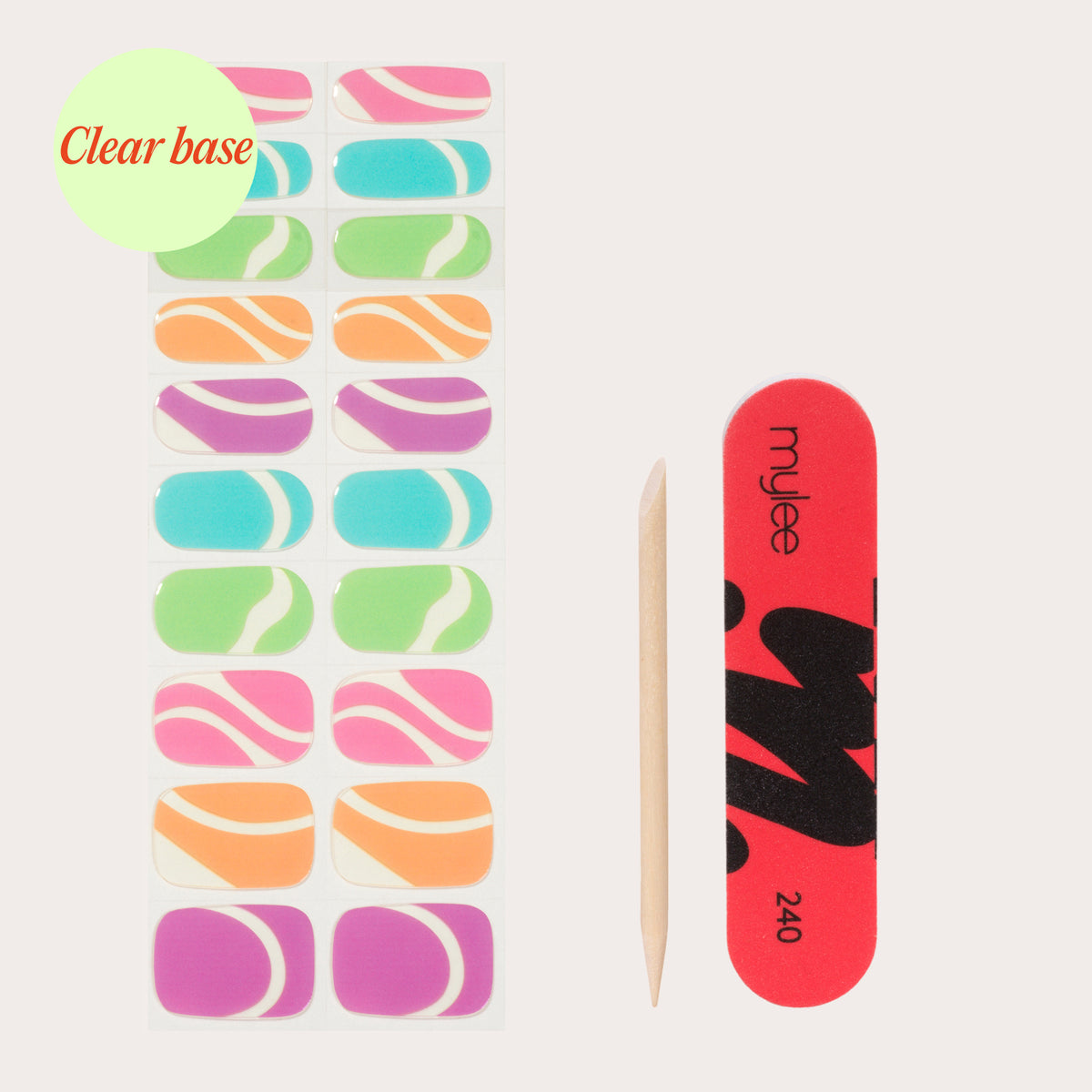 Mylee Gel Nail Wraps - Love-Love