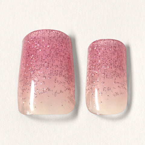 Mylee Pink Stardust Gel Nail Wraps