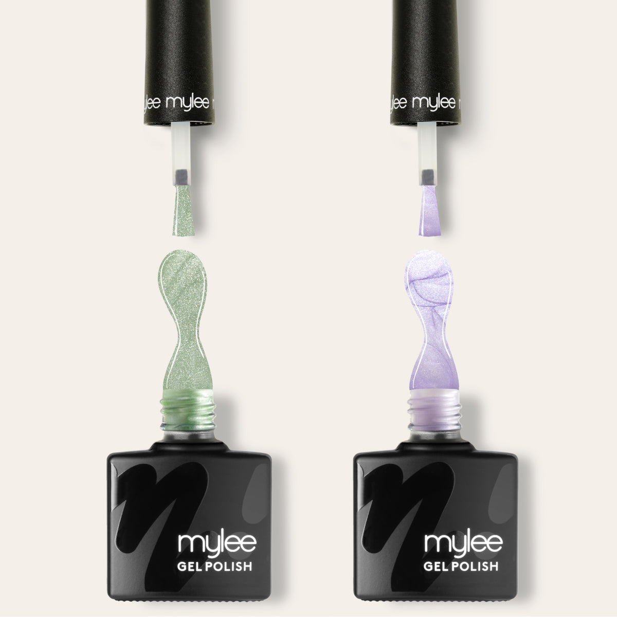 Mylee Gel Polish Duo - Crème de Mint & Violet