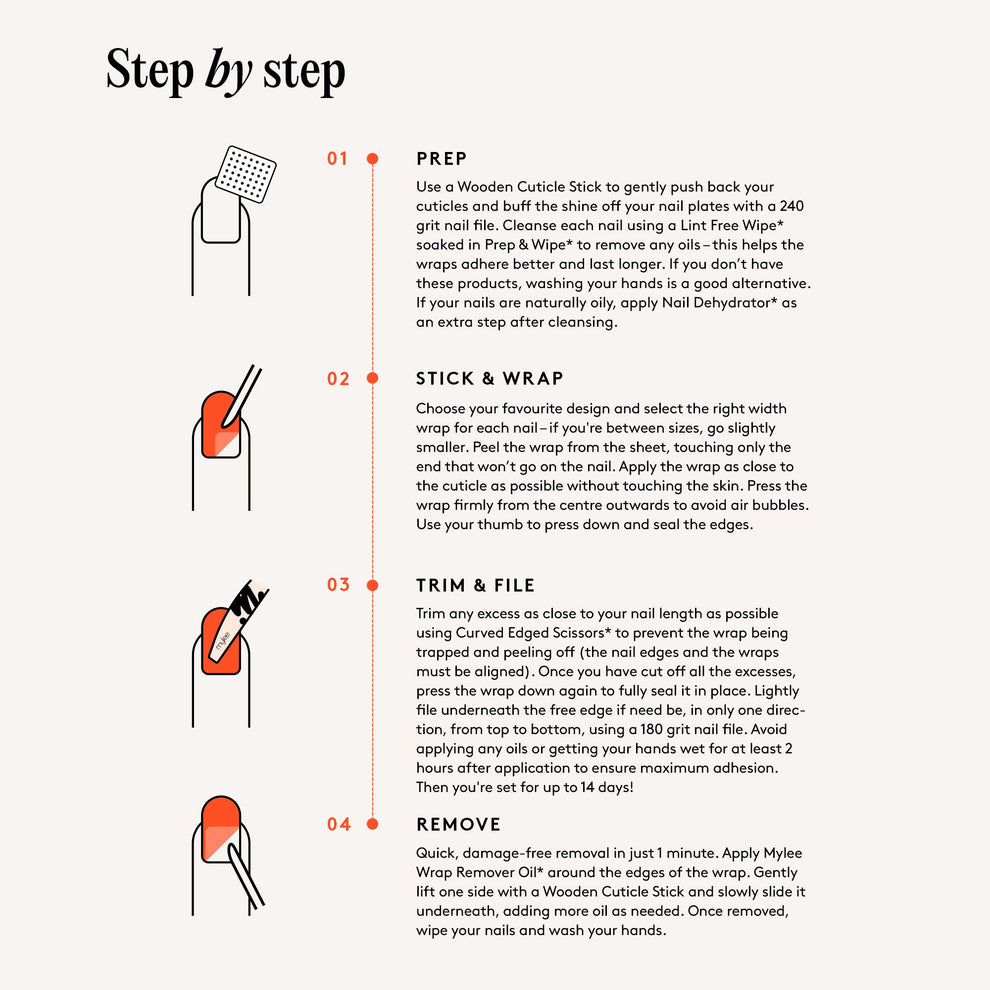 Mylee Mulberry Clash Gel Nail Wraps