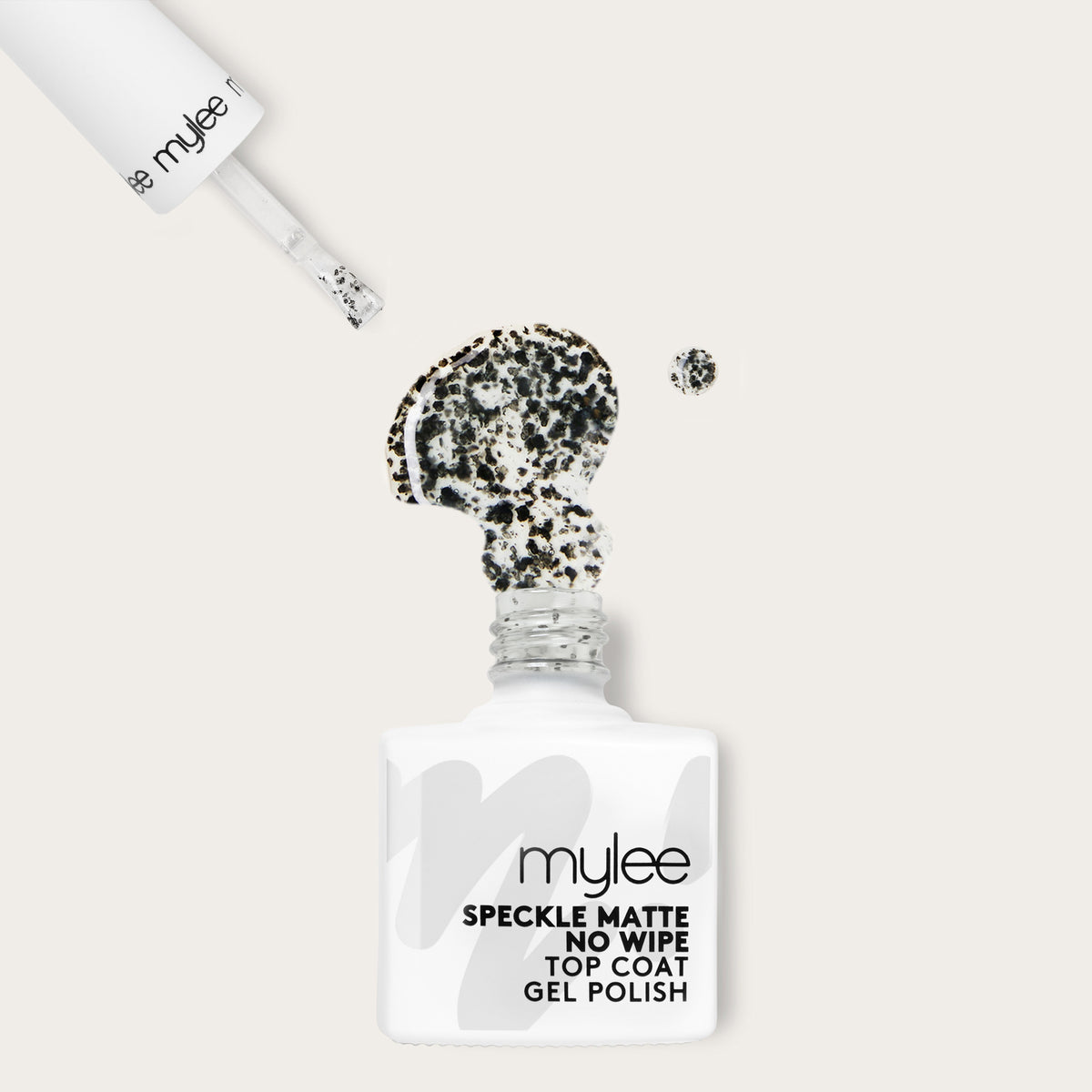 Mylee No Wipe Top Coat Gel Polish - Speckled Matte